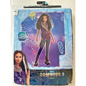 Disney Zombies 3 Willa Halloween Costume Child Large 12-14 Vest Pants Belt